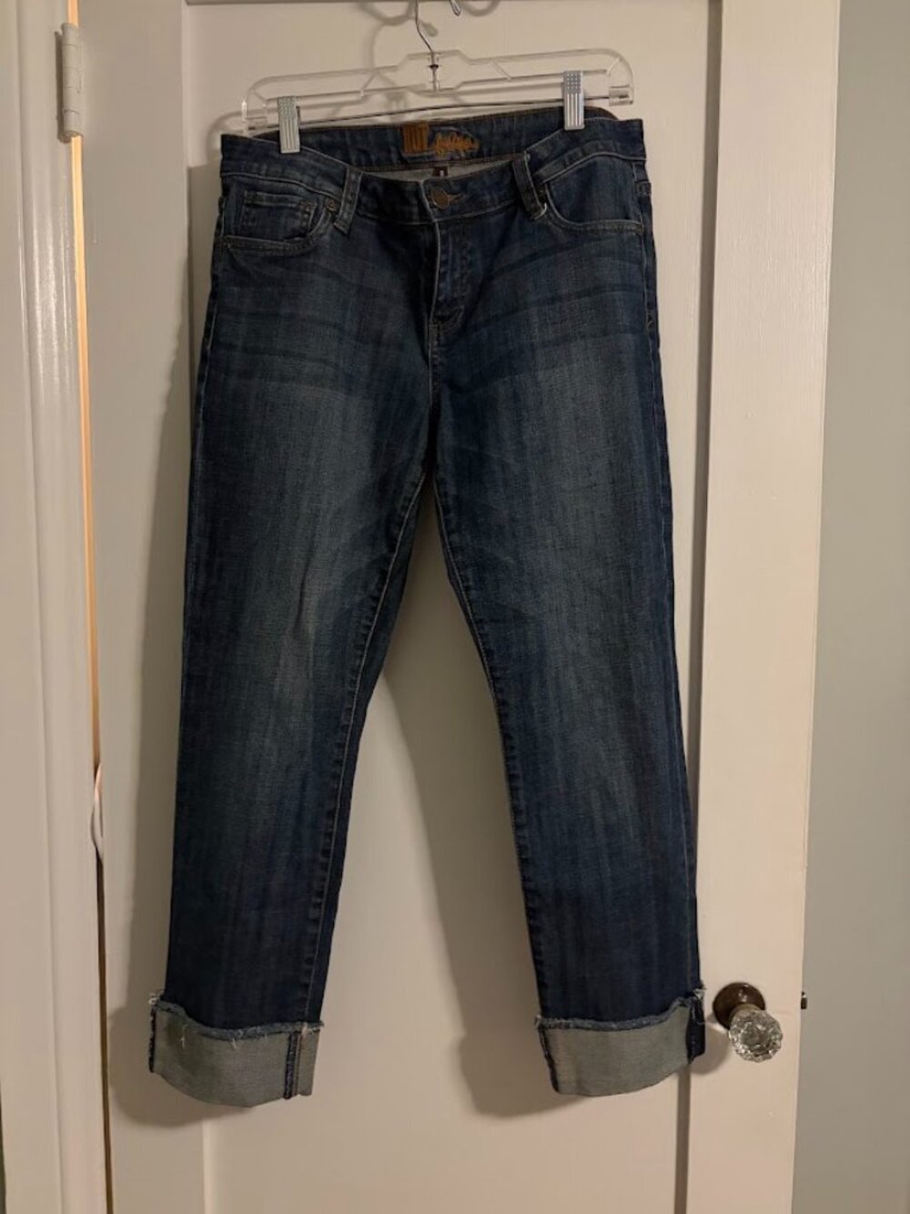 Kut From the Kloth Women’s Rolled Cuff Boyfriend Jeans Size 8 / KP688MA1R